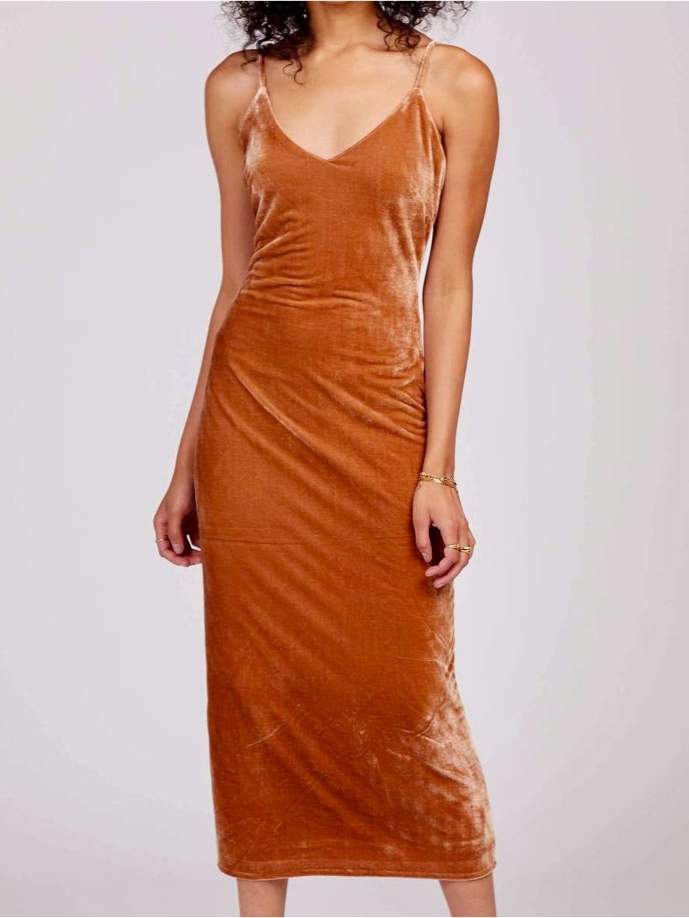 Amuse Society Verona Knit Dress - Amaretto Small